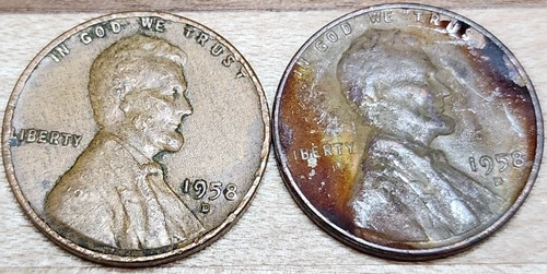 1958-D Wheat Cent - Very Good