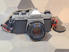Pentax K1000 SE 35mm SLR Camera w/ SMC Pentax-M 50mm f/2 Lens