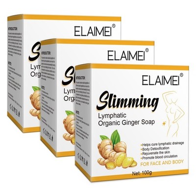 Ingwer Ginger Seife Kojisäure-Seife Seifenstück Gesichtsseife Body Naturseife