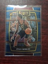 2021-22 Panini Select - Concourse Evan Mobley #5 Blue Parallel (RC)