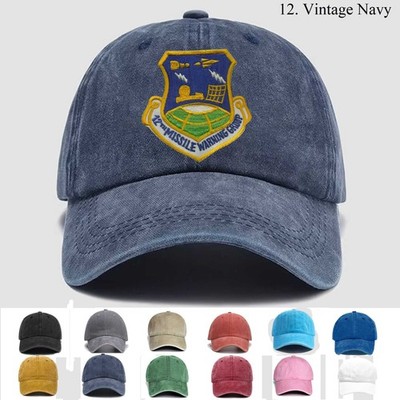 Custom Embroidered Hat Usaf 12th Missile Warning Group, Trucker Hat, Gift Idea