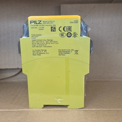 Pilz PNOZ X8P 24VDC Safety Relay 8A Indicator Light DIN Rail Mount