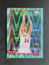 Matas Buzelis 2025-26 Topps Chrome RayWave Aqua Refractor Base /199 #231