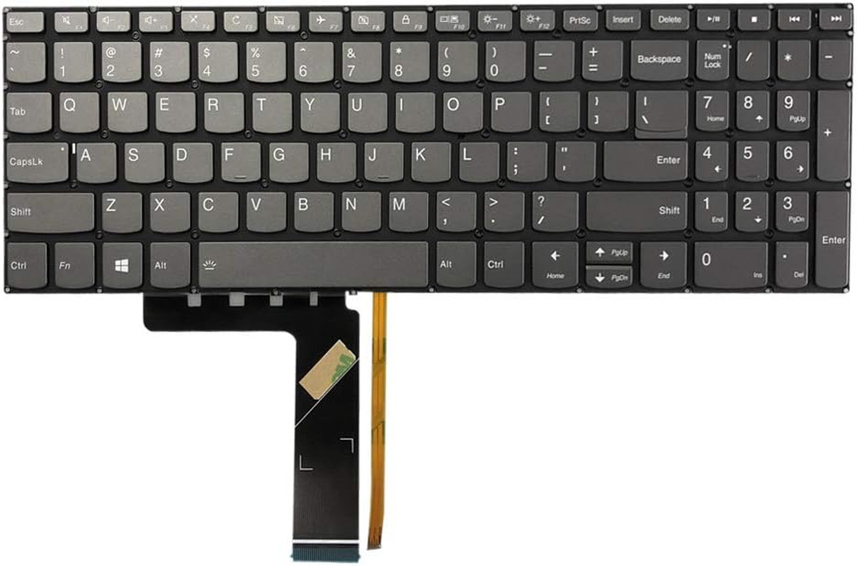 Laptop US Keyboard with Backlit Replacement for Lenovo Ideapad S340-15API S340-1
