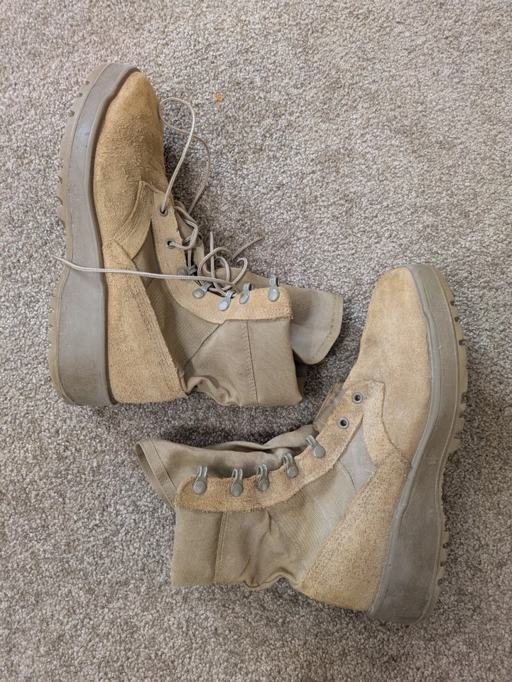 Mil-Spec SPE1C1-17-D-1004 Hot Weather Army Combat Boots Size 9 W Vibram Outsole - Изображение 3 из 4