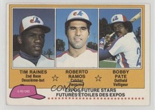 1981 O-Pee-Chee White Back Tim Raines Bob Pate Bobby Ramos Roberto #136 HOF n8a