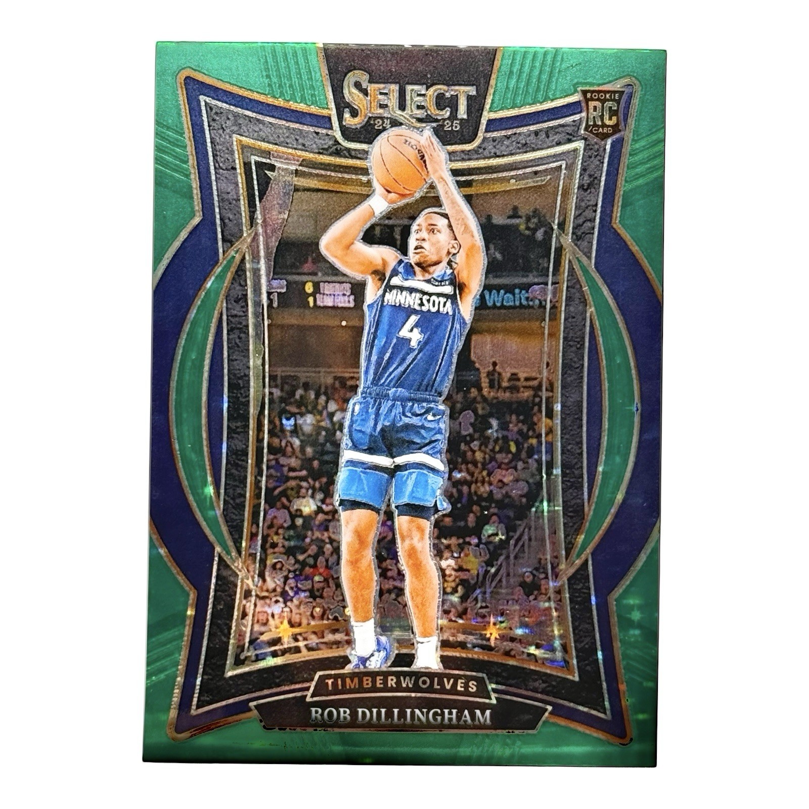 2024-25 Panini Select - Concourse Robert Dillingham #84 Green Stars Prizm (RC)