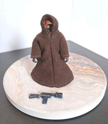1977 Vintage Star Wars Jawa Figure Original HK No Bump Blaster 