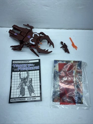 Transformers G1 CHOP SHOP - Complete With Instructions 1984 Accessories Decoder