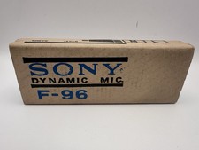 90s Sony Dynamic Mic F-96 white with Box