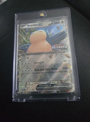 Pokemon Snorlax ex Stamped Holo Double Rare EN #076/131 HP260