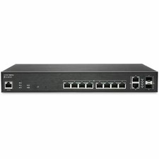 SonicWall 02-SSC-8371 SWS12-10FPOE 10-Port Managed Gigabit PoE Switch