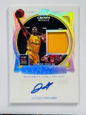 2024-25 Crown Royale Euroleague Jaylen Hoard Patch Auto /99 Tel Aviv