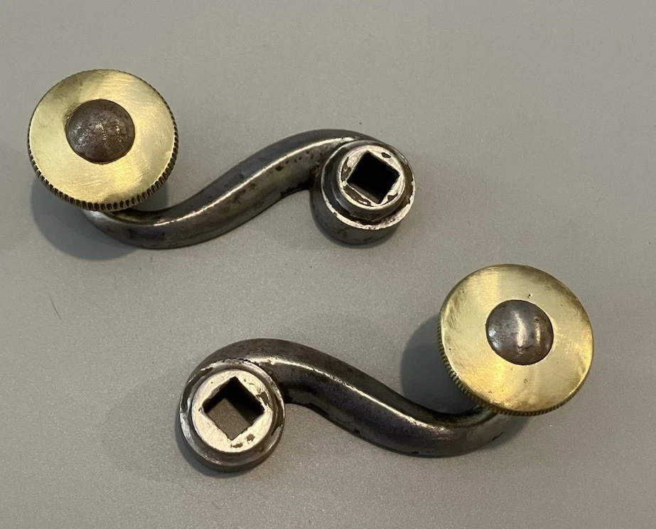 Poignées Anciennes Manivelle Napoléon III Second Empire - Photo 4/4