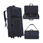 DJ Controller Case with Wheels Compatible with XDJ-AZ, Rolling DJ Travel Gig ...