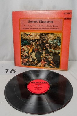 Ernest Chausson Concerto Op. 21 - John Corigliano - Ralph Votapek - Mace Vinyl
