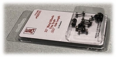 Eastern Seaboard Models 33'' Metal Wheelsets - 0.553'' Axle