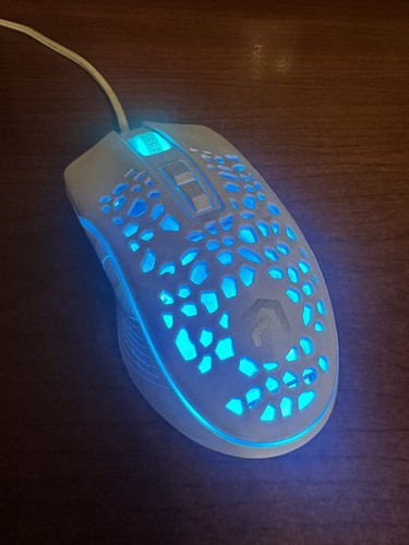 Geeknet GSME01 Gaming Mouse RGB White Tested Working - Picture 5 of 7