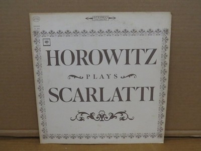Horowitz   Plays Scarlatti LP 1964 Columbia Masterworks Classical 33 RPM