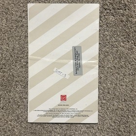 Sega Saturn Black Dawn Game Instruction Manual Only