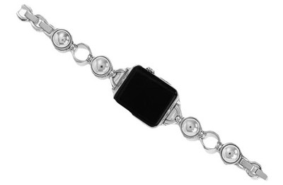 NEW Brighton Silver Pretty Tough Bold Apple Watch Adjustable Watch Band- NWT