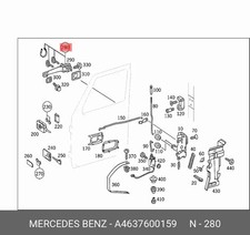 Mercedes-Benz Türgriff G-Klasse W463 A4637600159 Original Neu Mercedes-Benz Türgriff G-Klasse W463 A4637600159 Original Neu