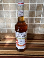 Monin Premium Maple Spice,Flavored Syrup- 750ml Glass Bottles for Coffee, Soda.