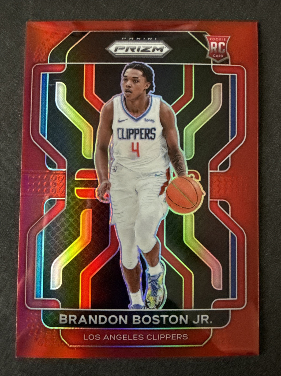 Brandon Boston Jr. Rookie Card RC 2021 Prizm Red Prizm /299 #330
