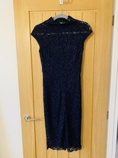 PHASE EIGHT navy Lace pencil