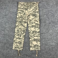Tactical Cargo Pants Womens Size M Army Green Digital Camo Drawstring Utility