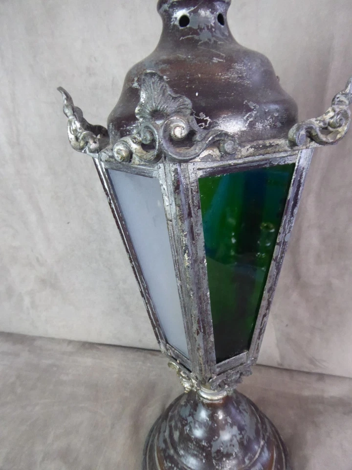 GRANDE LANTERNE ancienne, à bougie. - Photo 4/4