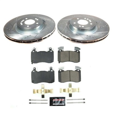 Power Stop K8270 Z23 Daily Driver Brake Pad and Z23 Evolution Brake Rotor Kit