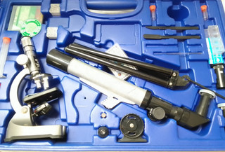 Edu Science Telescope and Microscope Set with Accessories