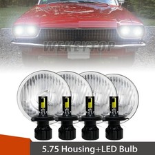 4pcs 5.75 5-34 Led Headlight Hilo Beam H4 For 1964-1966 Ford Thunderbird 4pcs 5.75 5-34 Led Headlight Hilo Beam H4 For 1964-1966 Ford Thunderbird