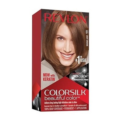 Revlon Colorsilk Hair Color #51 Light Brown (Pack of 12)