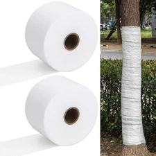 2PCS Non-Woven Tree Protector Wraps 164Ft X 3In Winter Breathable Bandage Trunk