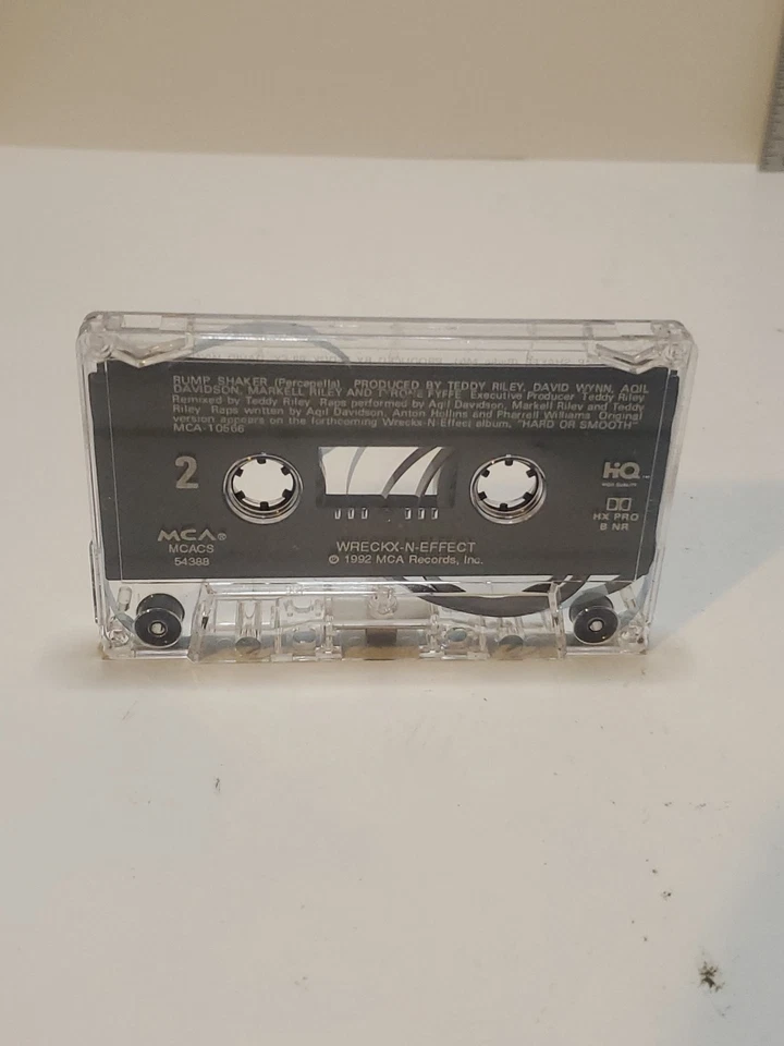 1992 WRECKX-N-EFFECT Cassette Tape RUMP SHAKER Single Produced By Teddy Riley Foto 4 de 4
