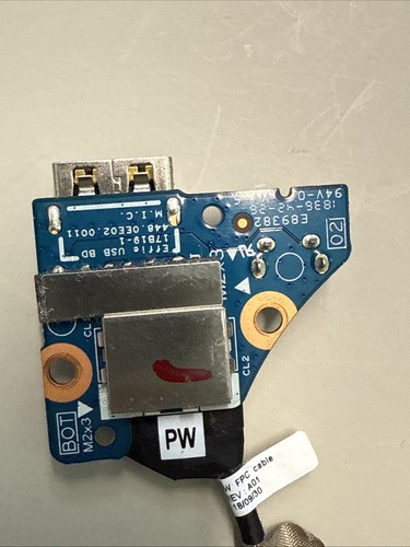 Genuine HP ENVY 15-CP 15-CN USB Power Button Board and Cable - Afbeelding 4 van 4