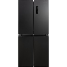 Russell Hobbs RH180A4FF802E1BS American Fridge Freezer - Black Steel