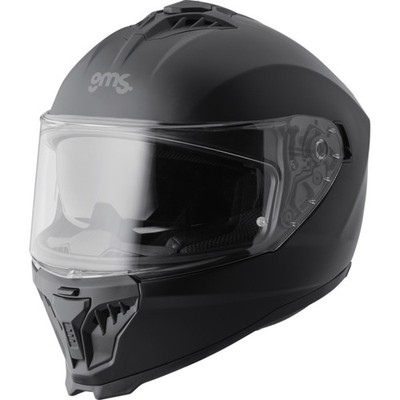 GMS Gelero schwarz matt Integralhelm ECE 22.06 mit Sonnenblende XL 61/62