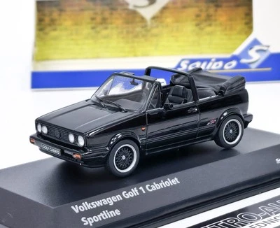 Volkswagen Golf I Cabriolet Sportline 1992 - schwarz SOLIDO 1:43