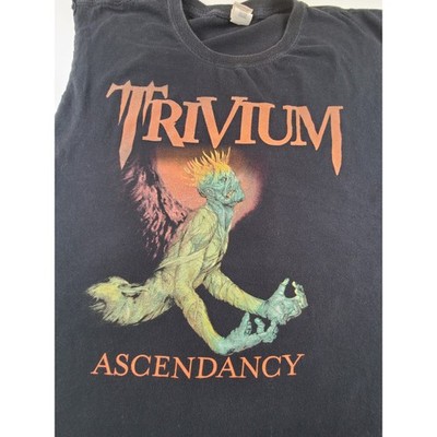 Gildan Trivium Ascendancy Tank Mens XL Black Cut Off Muscle Heavy Metal Merch