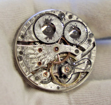 1901 Waltham Maximus 16s 23j Watch Movement/Dial (Ticks)
