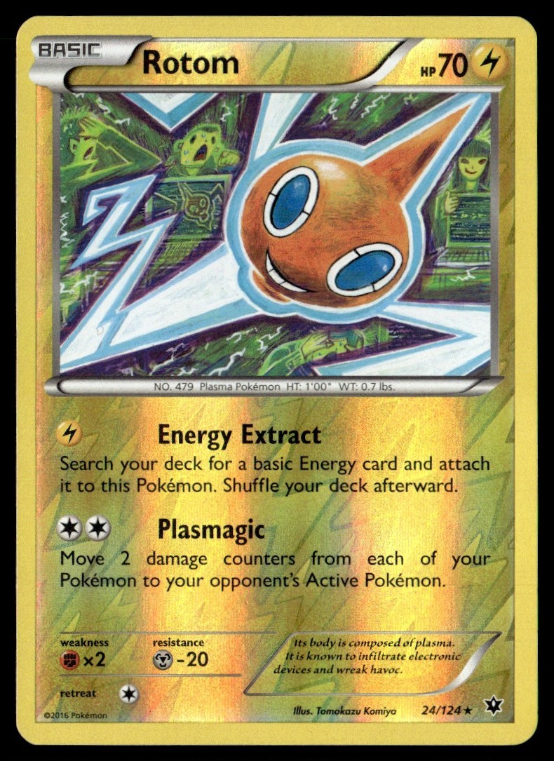 2016 XY - Fates Collide Rotom Basic/Rare #24