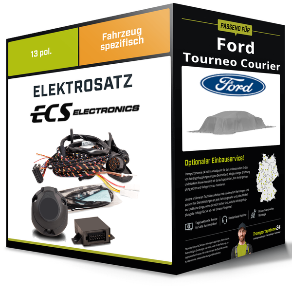 Elektrosatz 13-Pol Spezifisch FüR Ford Tourneo Courier 07.2023-Jetzt Inkl. Eba-image