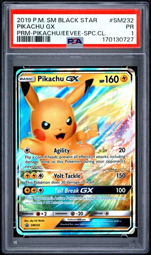 Pikachu-GX graded PSA 1 for sale on eBay