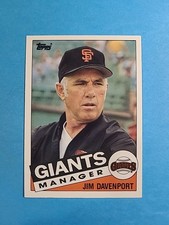 Jim Davenport 1985 Topps Traded Baseball Card # 27T J8810