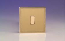 Switch Brass Intermediate Light 10A Jubilee Brushed Varilight XDY7S.JB