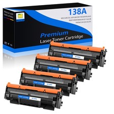 1-4PK 138A W1380A Compatible Toner Cartridge for HP Laser Jet Pro 3001dw 3001fdw