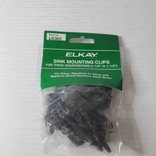 Elkay LK363 Metal Pack Of 14 Sink Mounting Screws And Clips Black